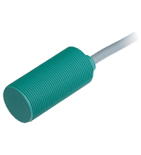Pepperl&plus;Fuchs Capacitive Plastic Barrel Sensor; 10mm; Embeddable; 10-30VDC; NO; PNP; 2m Potted Cable